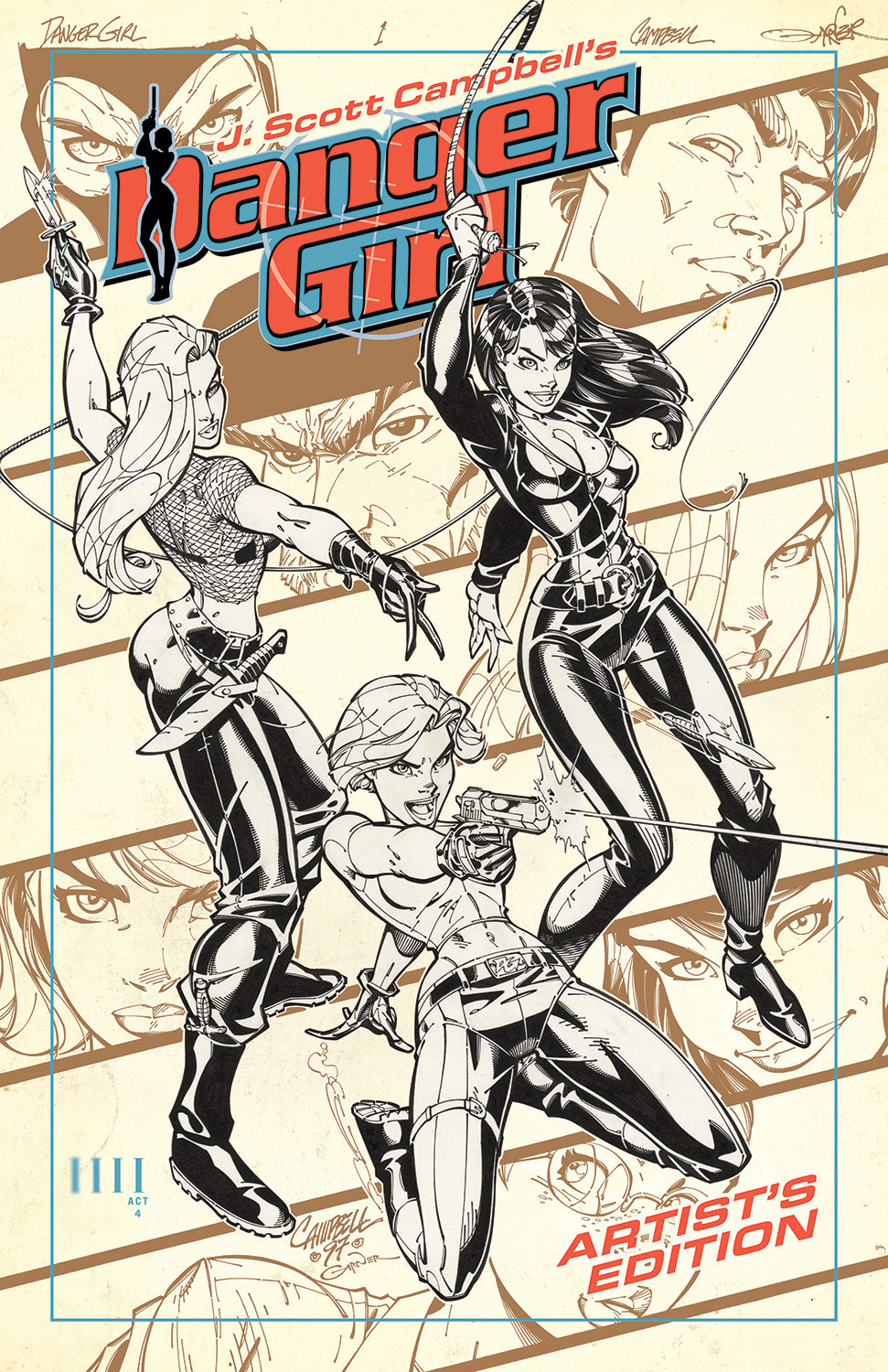 Danger Girl/G.I. cheapest Joe #4 NM J Scott Campbell Incentive Sketch Variant (2012)