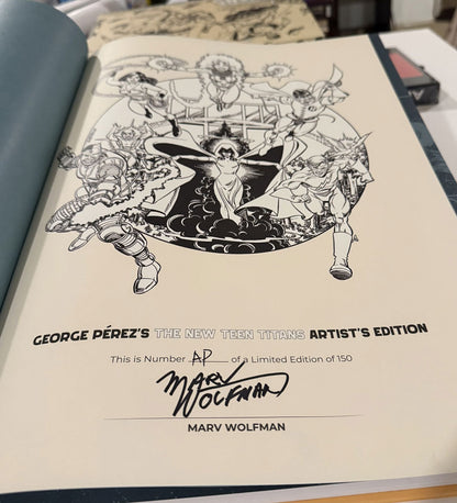 George Pérez’s The New Teen Titans Artist’s Edition – Signed and Numbered Version