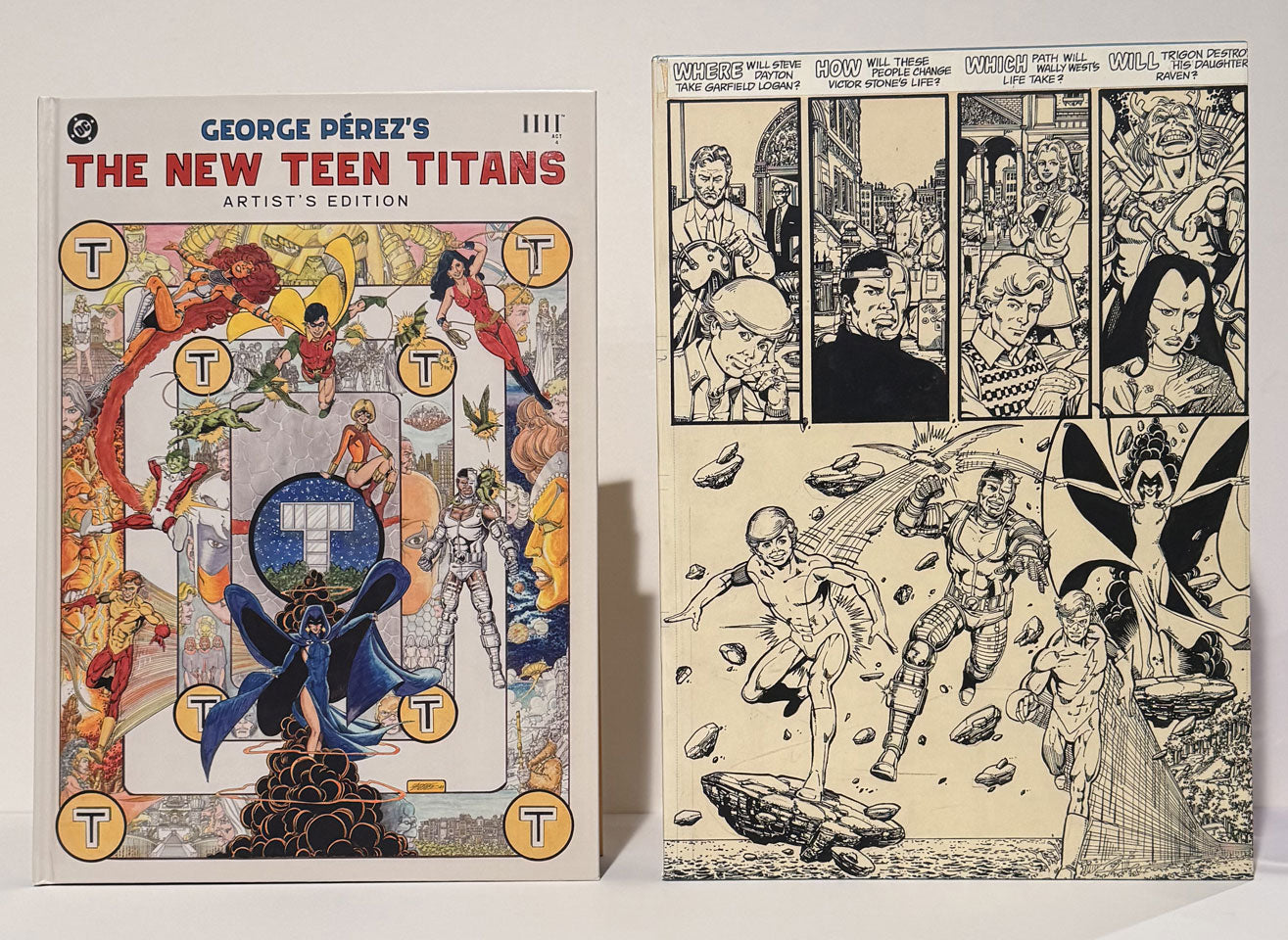 George Pérez’s The New Teen Titans Artist’s Edition – Signed and Numbered Version